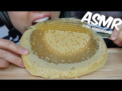 Asmr Eating Playing With Raw Honeycomb Extremely Sticky Relaxing Sound No Talking Sas Asmr