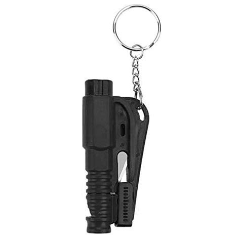 Keychain Car Escape Glass Breaker Window Punch Hammer Tool With
