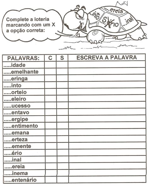 Atividade De Português 4 Ano Ortografia