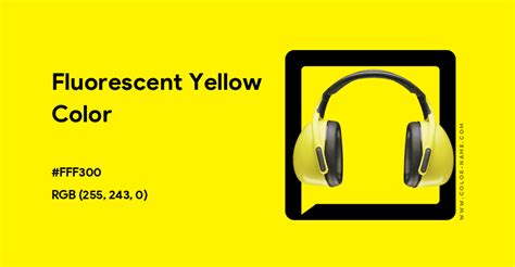 Fluorescent Yellow Color Hex Code Is Fff300