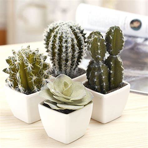 5 Inch Mini Assorted Artificial Cactus Plants Faux Cacti