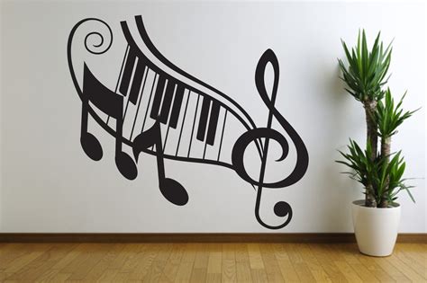 Top 15 Of Music Notes Wall Art Decals
