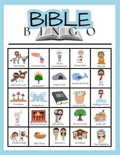Free Printable Bible Bingo