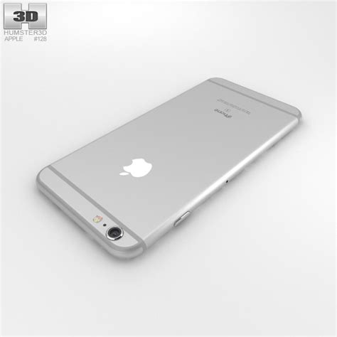 Apple Iphone 6s Plus Silver 3d Model Humster3d
