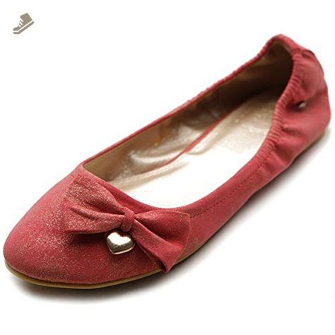Ollio Womens Shoe Ribbon Accent Comfort Ballet Flat M1812 7 Bm Us