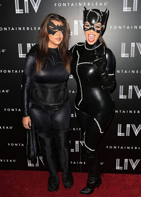 Kim Kardashian As Catwoman At Halloween Birthday Bash At Liv Nightclub In Florida Hawtcelebs