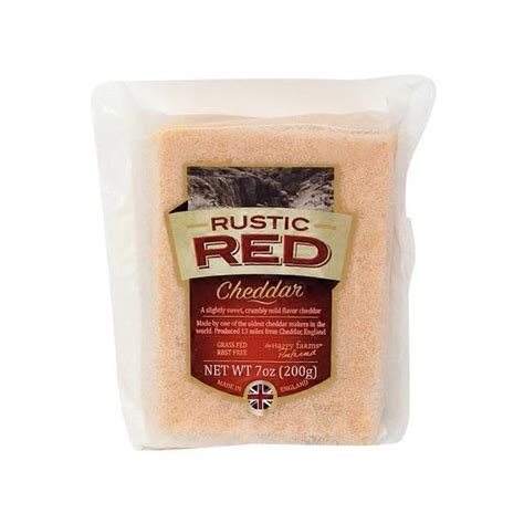 Happy Farms Preferred Rustic Red Cheddar Cheese 7 Oz Instacart