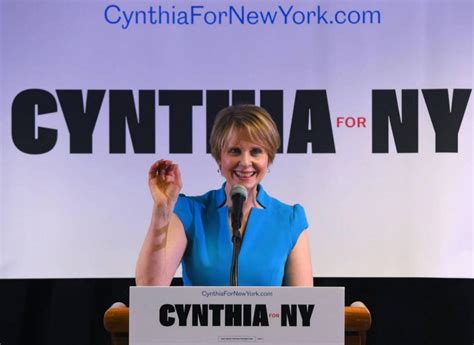 Lactrice Cynthia Nixon En Outsider Face Au Gouverneur De New York Pour