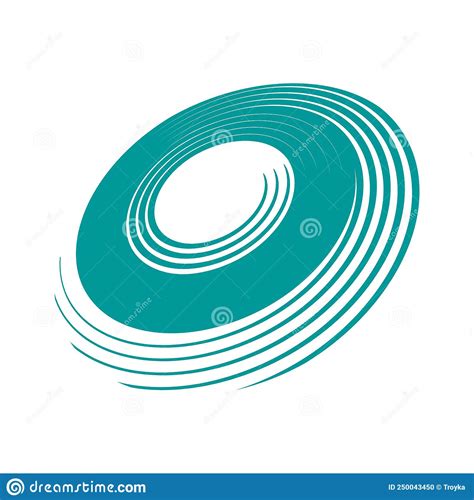 Spiral Design Element Abstract Swirl Icon Stock Vector Illustration