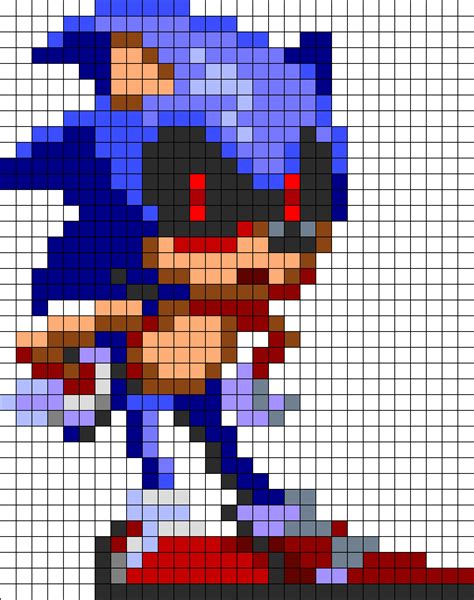 Super Sonic Bead Pattern Dibujos En Cuadricula Dibujos Pixelados Y Images