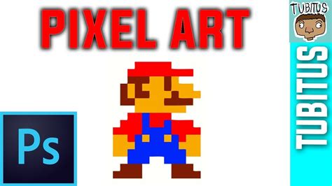 Como dibujar PIXEL ART en Adobe Photoshop, tutorial - YouTube