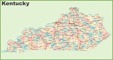 Free Printable Map Of Kentucky Printable Word Searches