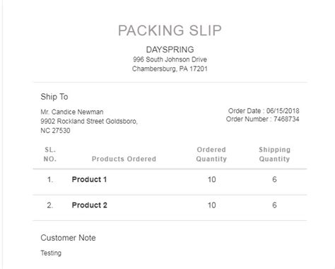 Creating Packing Slip Autofulfill Knowledge Base