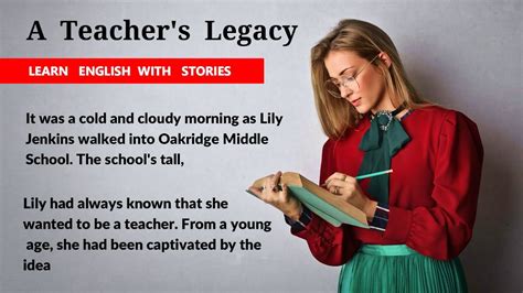 Learn English through Story Level 1 | A Teacher's Legacy - english