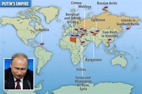 How Russias Empire Is Expanding Around The Globe As Putin Warns Of