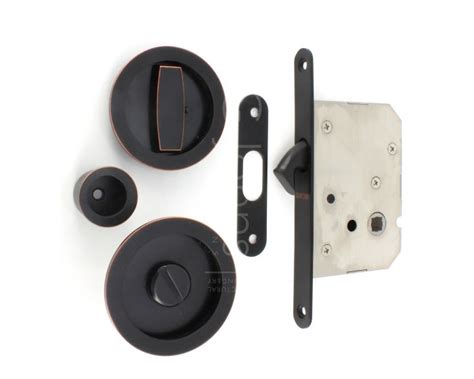 Bathroom Hook Lock For Sliding Pocket Doors With Turn And Release