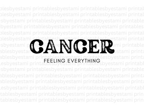 Cancer Svg Horoscope Png Zodiac Sign Svg Zodiac Png Etsy