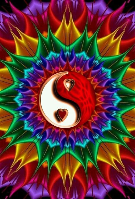 ying yang art ying yang tattoo yin yang images yin yang designs world of color psychedelic