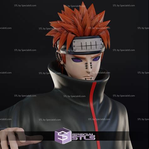 Pain Akatsuki Standing 3d Print Stl Naruto 3d Model Specialstl