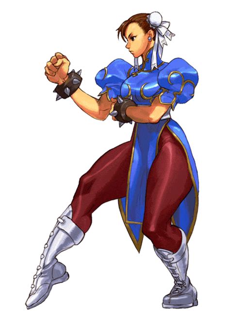 Chun Li En Posición De Combate Street Fighter Characters Super