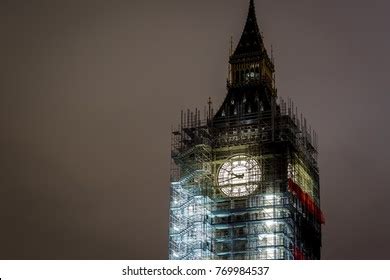 Big Ben Under Construction London Uk Stock Photo Edit Now