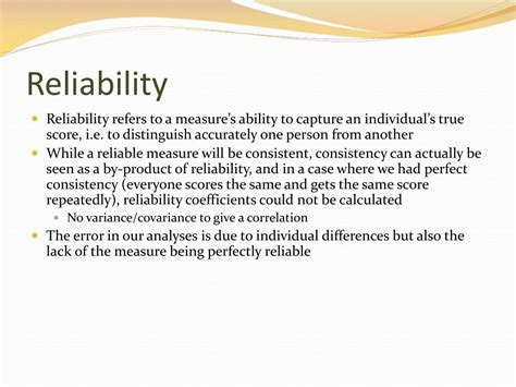 Ppt Reliability And Validity Powerpoint Presentation Free Download