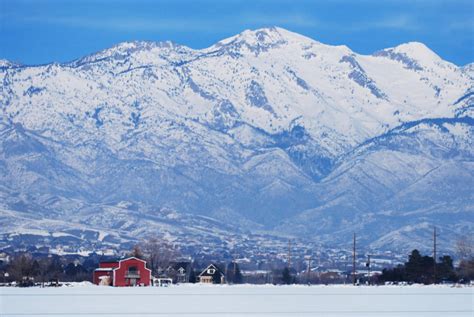 Snowy Utah Scenery