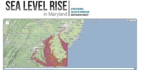 Interactive Map Of Rising Sea Levels In Maryland Owings Mills Md Patch