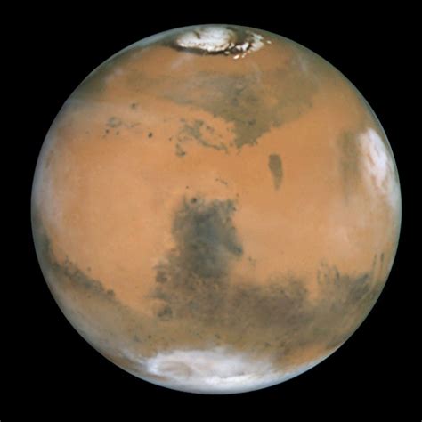 True Color View Of Mars Seen Through Nasas Hubble Space Telescope In
