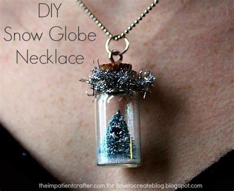 Diy Snow Globe Necklace Diy Snow Globe Snow Globes Handmade Jewelry