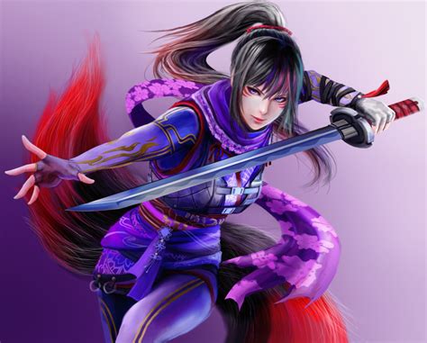 Kunimitsu Ii Namco Tekken Tekken Absurdres Highres Girl Black