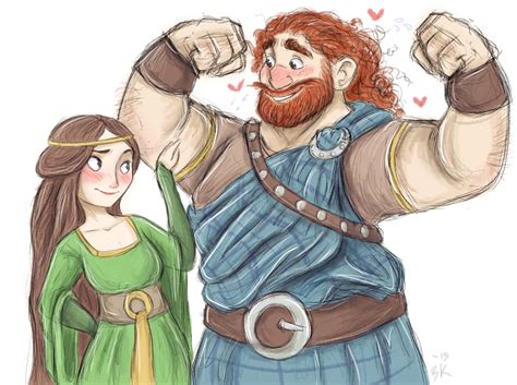 Young Elinor And Fergus By Wolf On Deviantart