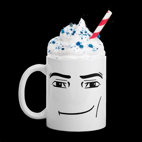 Roblox Man Face Mug Funny Cup Meme Mug Roblox Etsy