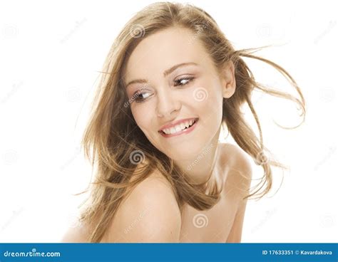 natural beauty portrait an attractive sexual girl stock image image of fashion freshness