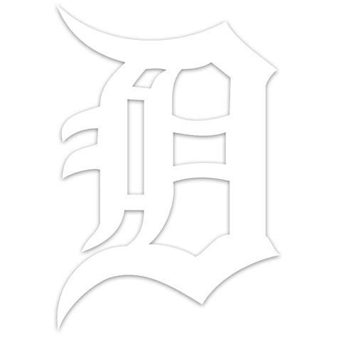 Detroit Tigers Olde English D Logo Mlb Baseball Car By Juicydecals