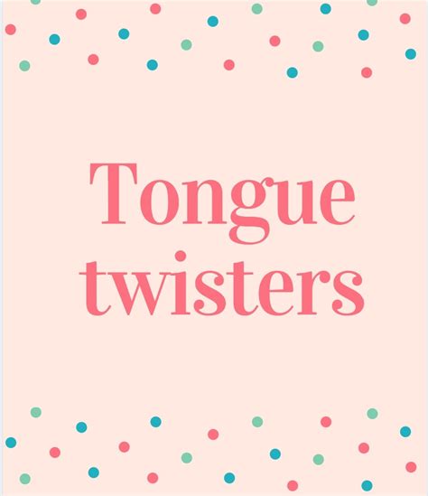 Extrerradies Tongue Twisters