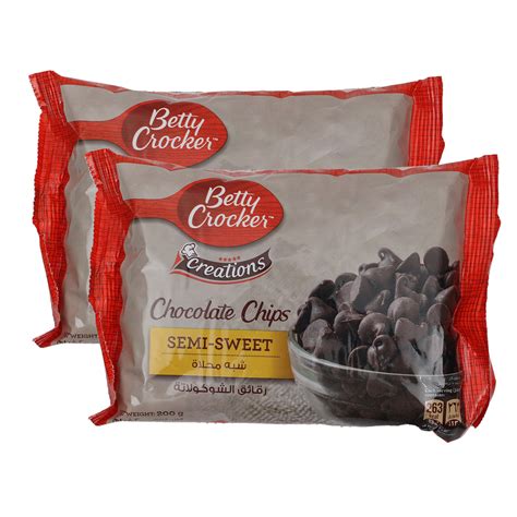 Betty Crocker Chocolate Chips Assorted Value Pack 2 X 200g Online At