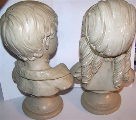 Vintage Ceramic Head Busts Universal Statuary Statues Hand Etsy