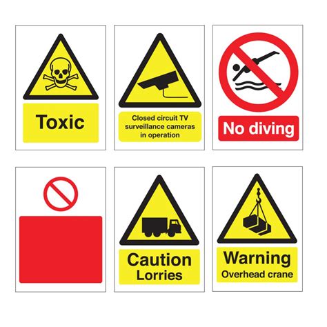 Types Of Safety Signs