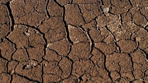 Stranded, without help or hope of recovery. Soil Erosion. Cracks On The Earth Stock Footage Video ...