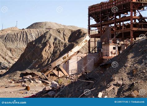 Abandoned Mine Structure Stock Image Image Of Industrial 24977145