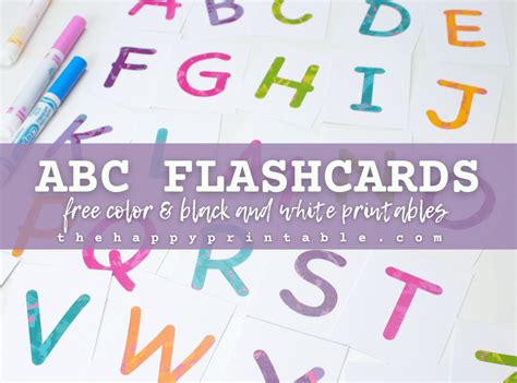 Alphabet Flashcards Uppercase Lowercase And Punctuation The Happy