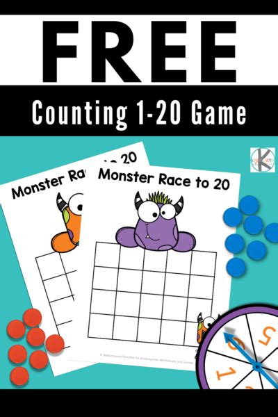 Counting To 20 Worksheets K5 Learning Numbers 1 20 Spring Counting