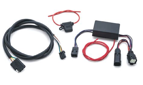 Identify the wires on your vehicle and trailer by function only. Motorcycle Trailer Wiring Harness Kit from Kuryakyn