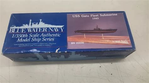 Blue Water Navy Uss Gato Fleet Submarine 1943 1350 Scale Resin Kit 58