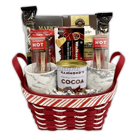 Hot Cocoa T Basket Champagne Life T Baskets