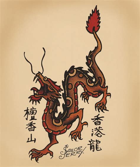 Sailor Jerry Dragon Sailor Jerry Maintained Written Corres Flickr