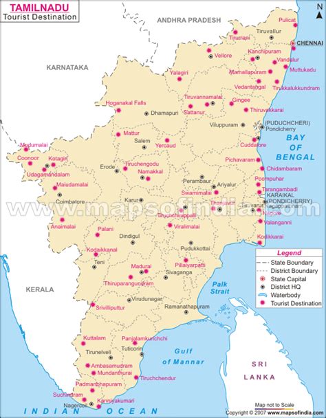 Tamil Nadu Map Map Of Tamil Nadu India India Maps Maps India Maps