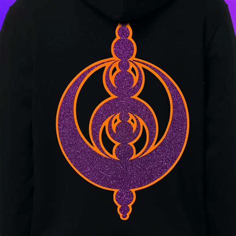 Hoodie Logo Purpleorange