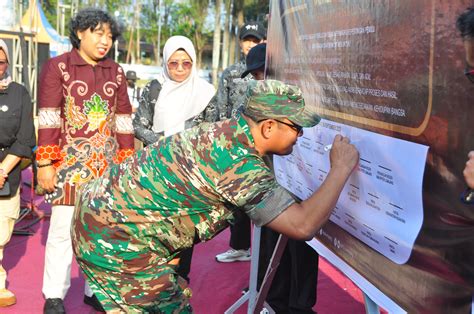 Hadiri Kirab Pemilu 2024 Dandim Lumajang Mari Bersama Kita Sukseskan